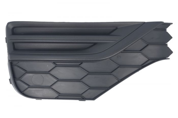 Element bara fata dreapta (cu dungi negre, plastic, negru) potrivit VW AMAROK 2H 05.16-05.22