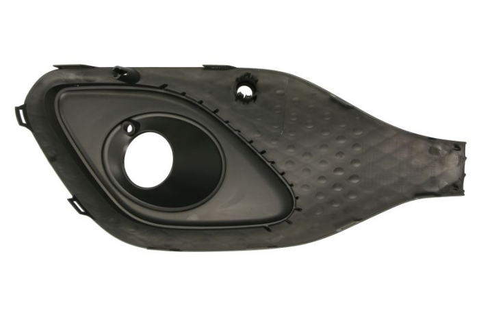 Element bara fata dreapta cu locas proiector cu orificii pentru senzori de parcare, negru mat potrivit MERCEDES GLA II H247 01.20- [2]