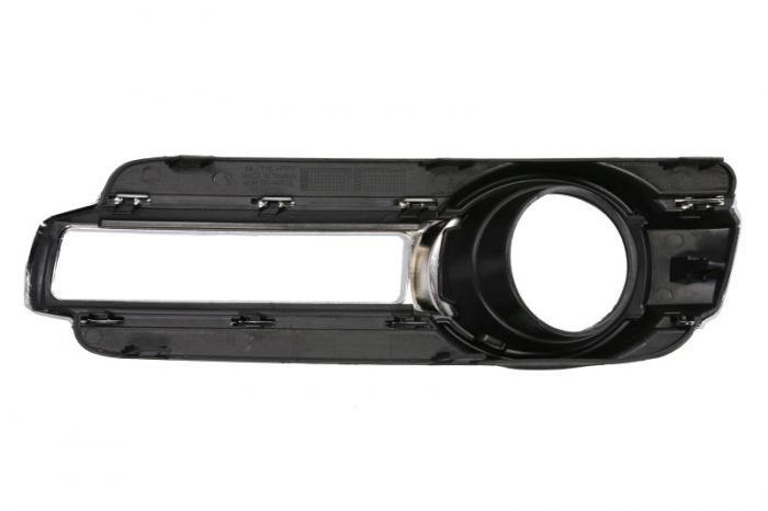 Element bara fata dreapta (cu orficii lampa ceata, negru/crom) potrivit MITSUBISHI PAJERO IV FL 01.15- [2]