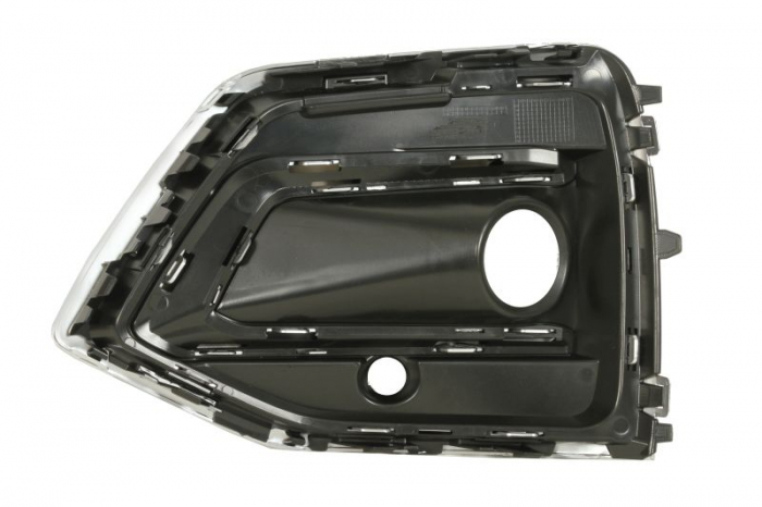 Element bara fata dreapta (cu orficii lampa ceata, negru/lucios/argintiu) potrivit AUDI Q5 FYT 11.20- [2]