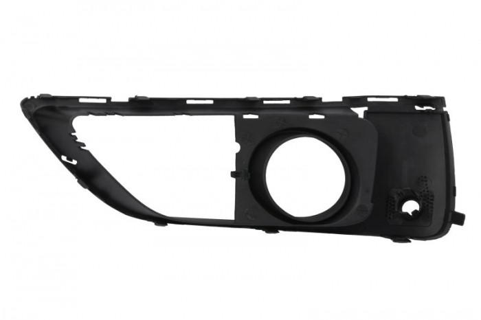 Element bara fata dreapta (cu orificii lampa, cu orificii senzor parcare, plastic, negru, LUXURY) potrivit BMW 2 Active Tourer F45, F46, 2 Gran Tourer F46 09.14-12.18 [2]