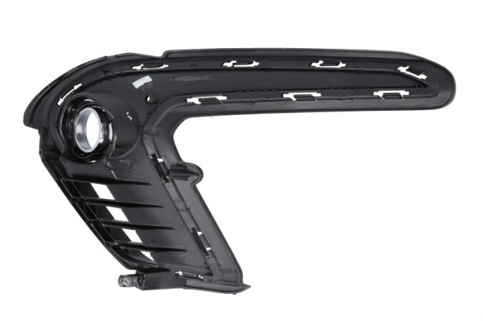 Element bara fata dreapta (cu orificii lampa, plastic, negru/crom) potrivit HYUNDAI ELANTRA VI 2017-2019 [2]