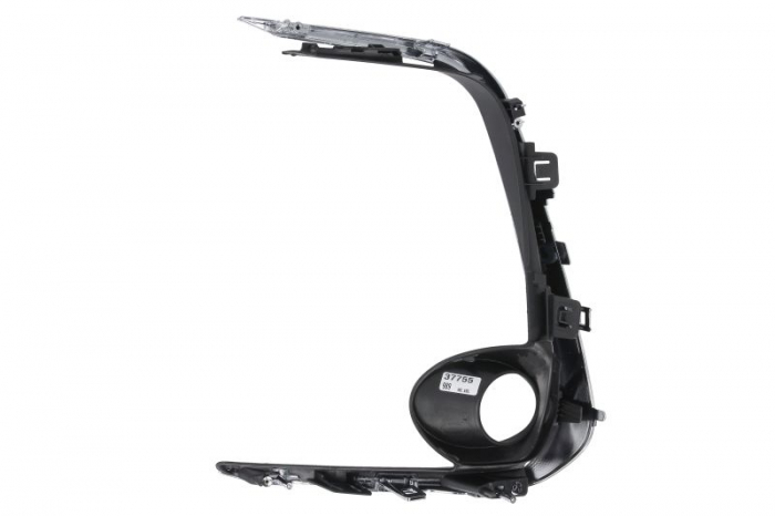 Element bara fata dreapta (cu orificii lampa, plastic, negru/crom) potrivit TOYOTA COROLLA SDN E21 03.19-05.22 [2]