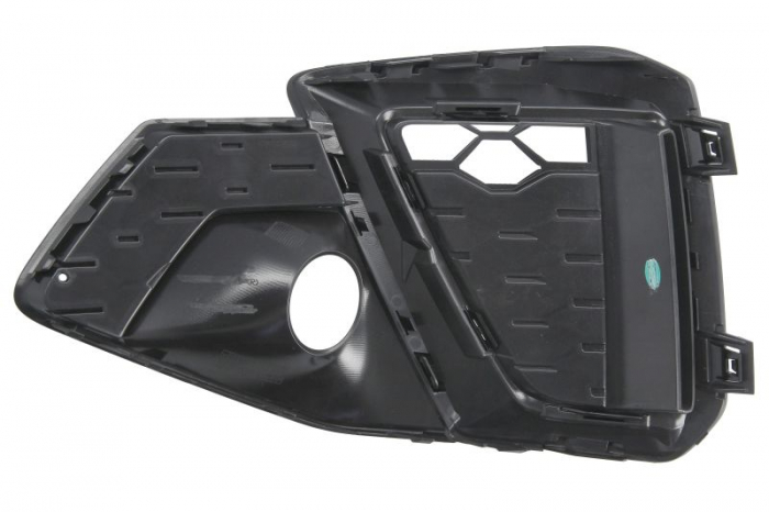 Element bara fata dreapta (plastic, negru/negru lucios, S-LINE) potrivit AUDI A4 B9 dupa 2019 [2]