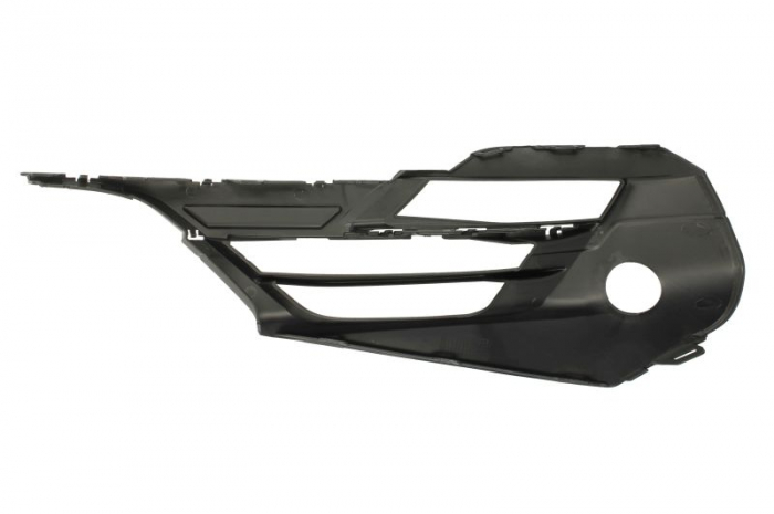 Element bara fata stanga (cu dungi, cu orficii lampa ceata, cu orificii senzori parcare, plastic, negru) potrivit BMW 2 Active Tourer F45, F46 01.18- [2]