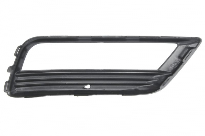 Element bara fata stanga (cu orficii lampa ceata, cu orificii senzori parcare, abs, negru lucios, R-LINE) potrivit VW GOLF VII 2012-2017 [2]