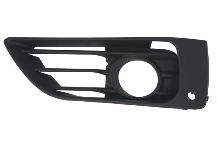 Element bara fata stanga (cu orficii lampa ceata, cu orificii senzori parcare, plastic, negru) potrivit BMW 2 Active Tourer F45, F46, 2 Gran Tourer F46 09.14-12.18