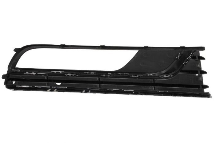 Element bara fata stanga (cu orficii lampa ceata, negru/crom, COMFORTLINE) potrivit VW PASSAT B7 08.10-12.14 [2]