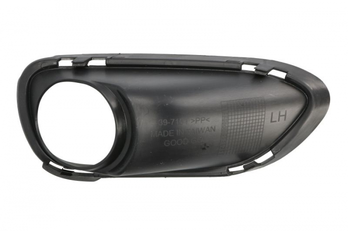 Element bara fata stanga (cu orificii lampa ceata, gri, TURBO) potrivit PORSCHE CAYENNE II 92A/958 06.10-10.14 [2]