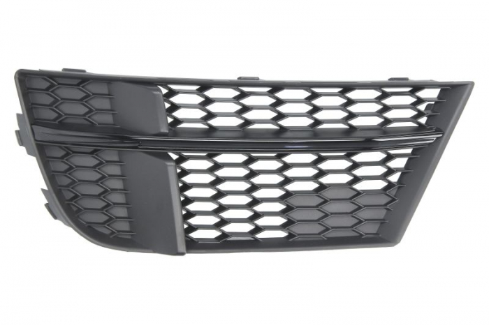 Element bara fata stanga (open, plastic, negru negru lucios, S-LINE) potrivit AUDI A3 8V 06.16-05.20