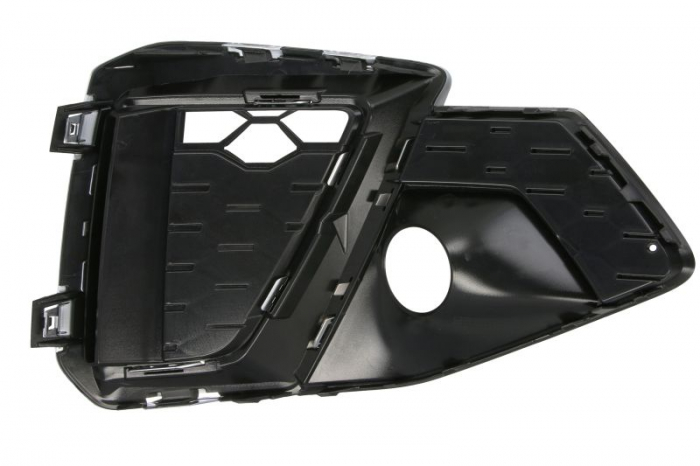 Element bara fata stanga (plastic, negru/gri, S-LINE) potrivit AUDI A4 B9 05.19- [2]
