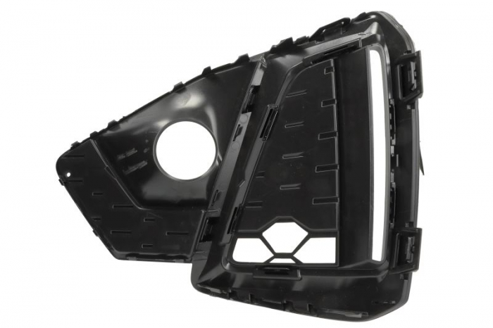 Element bara fata stanga (plastic, negru/negru lucios, S-LINE) potrivit AUDI A4 B9 05.19- [2]