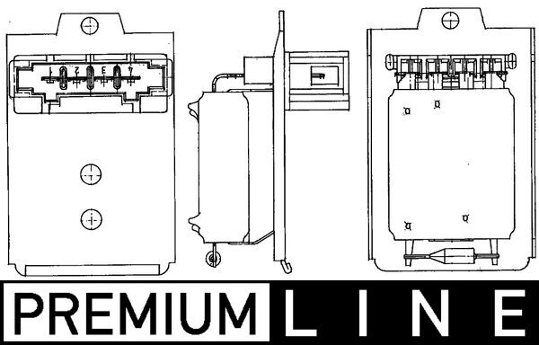 Element reglare suflanta aer (rezistor) potrivit AUDI A4 B5; SKODA SUPERB I; VW PASSAT B5, PASSAT B5.5, PASSAT B7 1.6-4.0 11.94-12.14