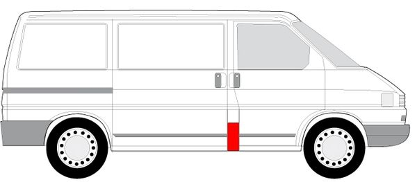 Element reparatie stanga/partea dreapta inferioara VW TRANSPORTER intre 1990-2003 [2]