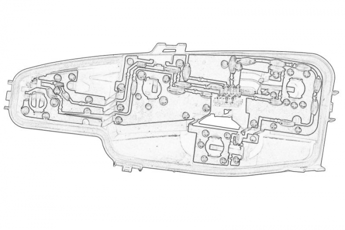 Element stop spate Stanga potrivit PEUGEOT 308 I 09.07-10.14