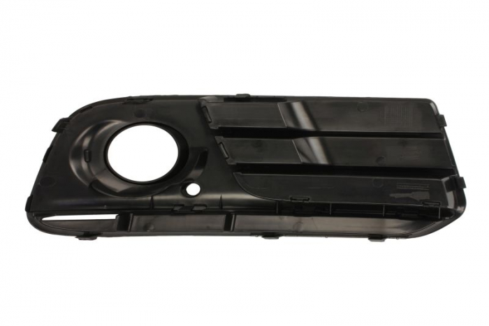 Elemente bara fata Fata Stanga cu gauri pentru lampa de ceata, plastic, negru lucios potrivit AUDI Q5 10.08-05.17 11.08-06.12 [2]