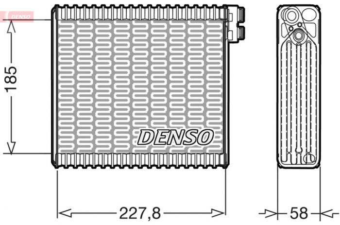 Evaporator aer conditionat potrivit FIAT STILO 1.2-2.4 2001-2008 [3]