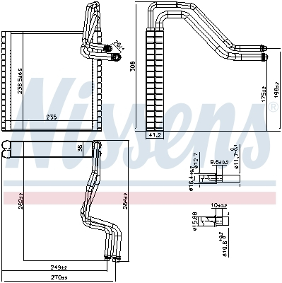 Evaporator aer conditionat potrivit FORD FIESTA VI 1.25-1.6D 06.08-01.18 [3]