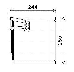 Evaporator aer conditionat potrivit KIA PICANTO II 1.0/1.0LPG/1.2 05.11-03.17 [3]