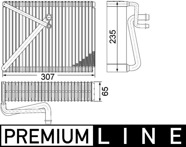 Evaporator aer conditionat potrivit VOLVO S60 I, S80 I, V70 II, XC70 I, XC90 I 2.0-4.4 05.98-12.14
