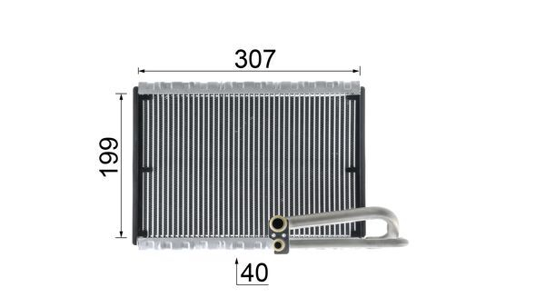 Evaporator sistem climatizare potrivit VOLVO FH, FH16 D13A400-D16C610 [2]