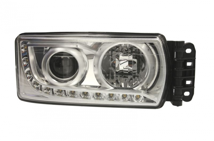 Far dreapta (12LED 1WATT H7, electric, fara motor, fara unitate control lumini LED) potrivit IVECO EUROCARGO IV, EUROCARGO V, STRALIS I 01.13-