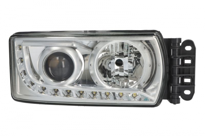 Far dreapta (12LED 1WATT H7, manual, fara motor, cu controler ECU) potrivit IVECO EUROCARGO IV, EUROCARGO V, STRALIS I, STRALIS II 02.02-