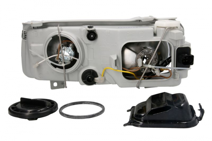Far Dreapta potrivit VW PASSAT B3/B4 (2*H1, electric, fara motoras, culoare insert: cromat) [2]