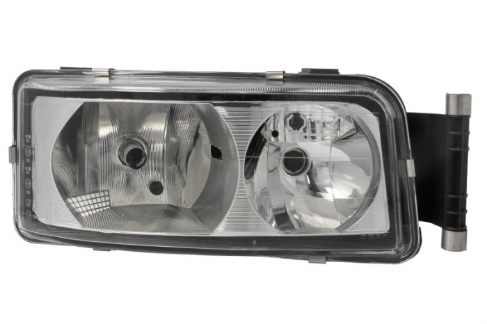 Far dreapta (2 H7 H21W W5W, electric, cu lumina de zi, culoare insert: crom platinat) potrivit MAN LION  S CITY, TGA, TGM I, TGS I 06.99-