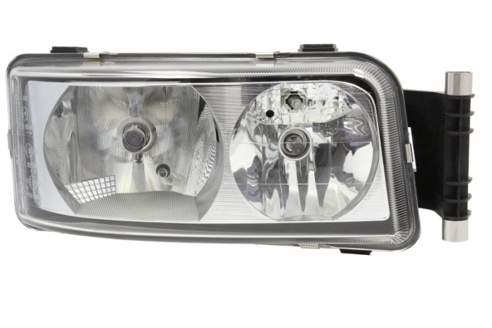 Far dreapta (2 H7 H21W W5W, electric, cu lumina de zi, culoare insert: crom platinat) potrivit MAN LION  S CITY, TGM I, TGS I 02.09-