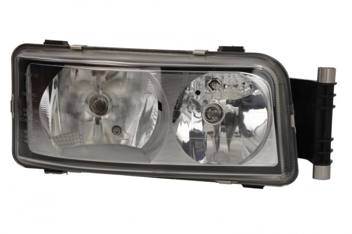 Far dreapta (2 H7 H21W W5W, manual, cu lumina de zi, culoare insert: crom platinat) potrivit MAN LION  S CITY, TGS I 01.02-