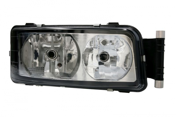 Far dreapta (2 H7 H21W W5W, manual, cu lumina de zi, culoare insert: crom platinat) potrivit MAN LION  S CITY, TGS I 01.02-
