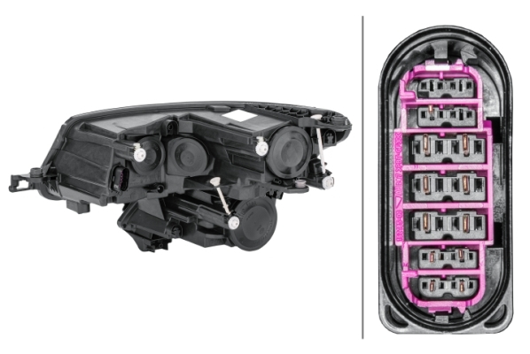 Far dreapta 2*H7/H8/LED, electric, cu motoras SKODA KODIAQ dupa 2017 [2]