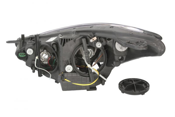 Far dreapta (2*H7, reglaj electric, cu motoras, fundal cromat, fundal transparent) HYUNDAI i30 2011-2015 [2]