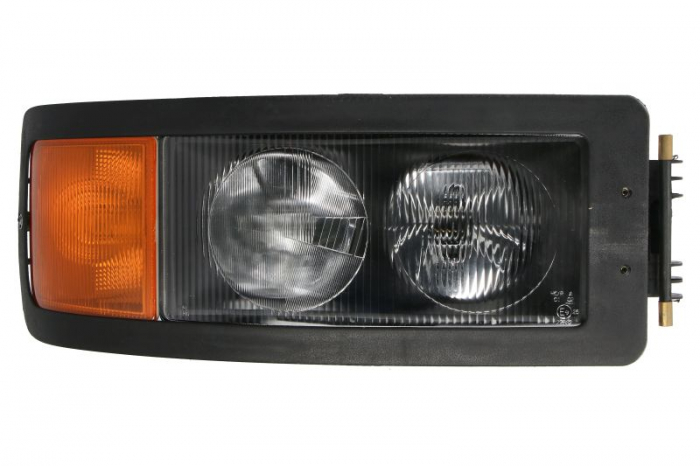 Far dreapta (2 H7 W5W, manual, culoare insert: negru, culoare indicator: portocaliu) potrivit MAN F2000, M 2000 L, M 2000 M 01.94-