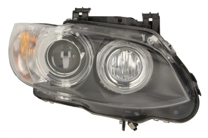 Far Dreapta (bi-xenon, D1S H3 H8 P21W, automat, cu motor, culoare insert: negru) potrivit BMW 3 (E92), 3 (E93) 09.06-03.10