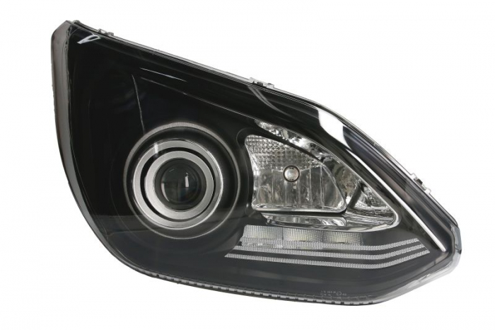 Far dreapta (Bi-Xenon H15 LED, culoare insert: negru) potrivit SETRA 500 01.12-