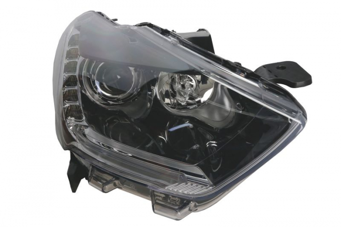Far dreapta (d1s h1 led, electric, cu iluminare curba; rama neagra) potrivit citroen ds5 potrivit citroen dupa 2011