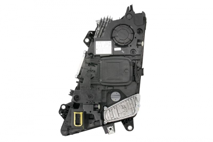 Far dreapta (D1S/H1/LED/PY21W, manual, culoare insert: crom platinat, culoare indicator: transparent) potrivit VOLVO FH II 01.12- [2]