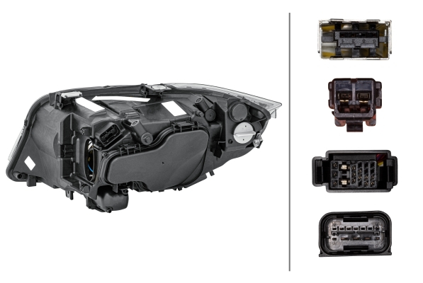 Far dreapta D1S/H7, electric, cu motoras, bi-xenon, cu lumini curba BMW Seria 3 E90, E91 intre 2004-2008 [2]