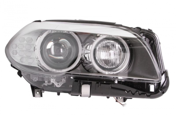 Far dreapta D1S H7 LED, electric, cu motoras, cu lumini curba BMW Seria 5 F10, F11 intre 2009-2013
