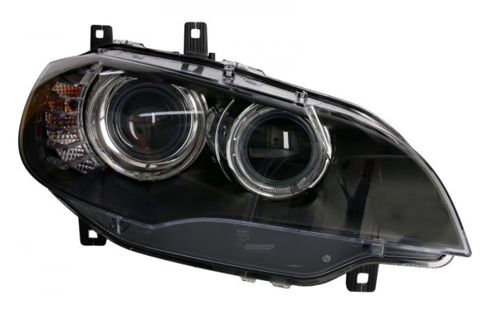 Far dreapta D1S H8 LED, electric, cu motoras, bi-xenon BMW X5 E70, X6 E71, E72 intre 2007-2014