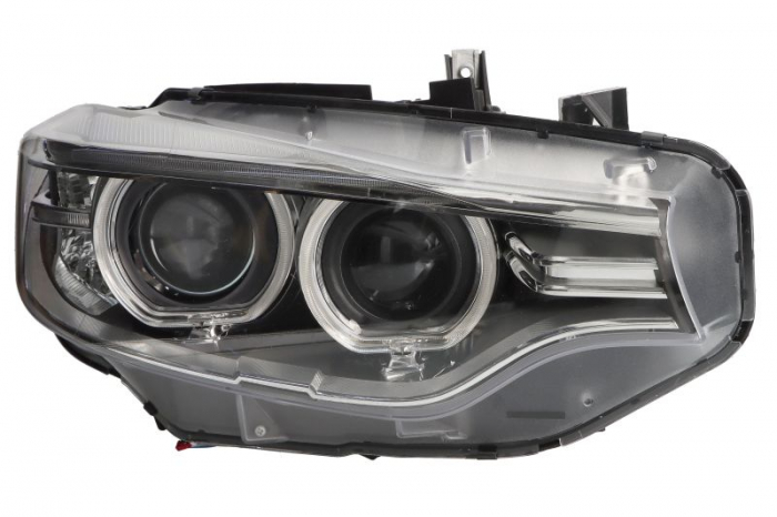Far Dreapta (D1S PY24W, electric, cu motor, cadru negru, culoare insert: negru) potrivit BMW 4 (F32, F82), 4 (F33, F83), 4 (G22, G82)