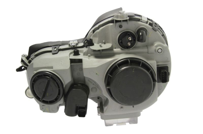 Far Dreapta potrivit MERCEDES E T-MODEL (S210), E (VF210), E (W210) pana in 2003 (D2R/H6W/H7/PY21W, electric, cu motor, culoare insert: cromat, culoare semnalizator: transparent) [2]