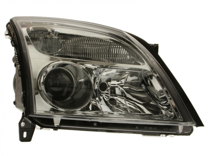 Far dreapta (D2S H7 PY21W W5W, fundal negru insertii crom, fundal transparent) OPEL SIGNUM, VECTRA C, VECTRA C GTS 2002-2009