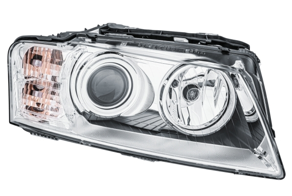 Far dreapta (D2S P21W W5W, electric, cu motoras, fundal argintiu,) AUDI A8 2002-2009