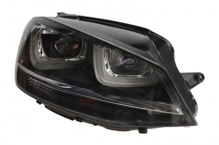 Far Dreapta D3S/H21W/H7/LED, electric, fara motoras, interior negru, semnalizator transparent potrivit VW GOLF ALLTRACK VII, GOLF SPORTSVAN VII, GOLF VII -03.17 [3]