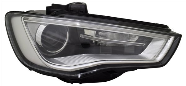 Far Dreapta (D3S LED, electric, cu motor, culoare interior: cromat) potrivit AUDI A3 -06.16