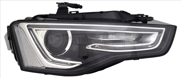 Far dreapta D3S LED, electric, cu motor, DRL potrivit AUDI A5 08.11-05.12