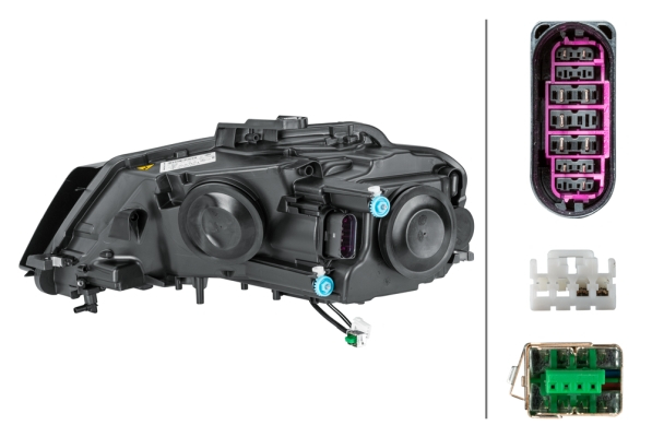 Far dreapta (D3S/LED, electric, cu motoras, bixenon) AUDI A3 2008-2012 [2]